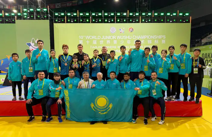 Сборная Казахстана на чемпионате мира в Китае