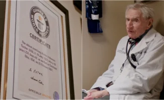 103-летний невролог Говард Такер стал самым старым доктором в мире, установив новый рекорд Гиннесса