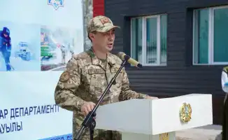 Добровольный пункт пожаротушения в Туркестанской области