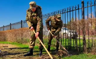 Национальная гвардия провела уборку в Центре социального обслуживания «Шарапат» в Астане