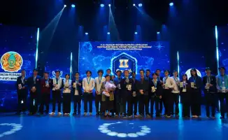 Награждение победителей олимпиады по естественно математическим предметам в Алматы: новый шаг к развитию STEM-образования в Казахстане