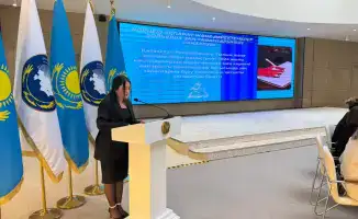 Семинар по визуальной информации в Туркестане обсуждение языковой грамотности и норм законодательства