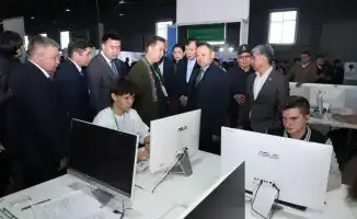 Соревнование студентов на чемпионате WorldSkills Almaty 2026