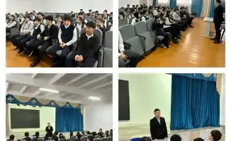 Діни теріс ағымдарға қарсы саналы сүзгі: Мәртөк оқушыларына дәріс өткізілді