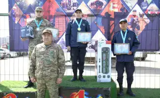 Пожарные на высоте: кто быстрее в Караганде?