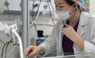 Выписка новорожденного весом 1159 граммов после 54 дней в больнице в Алматы