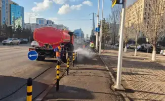 Астана очищается: весенние работы по благоустройству города