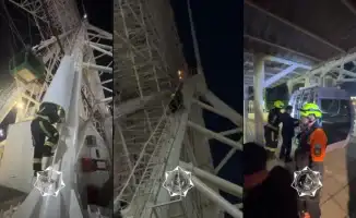 В Астане колесо обозрения закрутилось в огненном танце: пожарные спешат на помощь