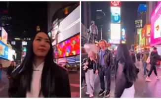 Максим Галкин и Yenlik: случайная встреча на Times Square