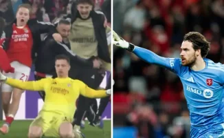 Голкипер 'Торонто' Лука Гавран повторил чудо-гол Анатолия Трубина из матча 'Бенфика' - 'Реал', спасая свою команду в регулярном чемпионате MLS