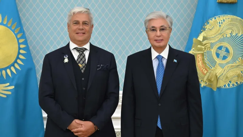 Токаев отметил признание тазы на встрече с президентом кинологической федерации в Нур-Султане Атырау