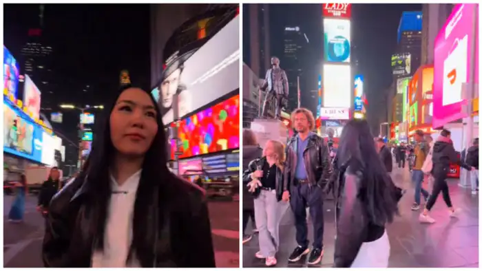 Максим Галкин и Yenlik: случайная встреча на Times Square Атырау