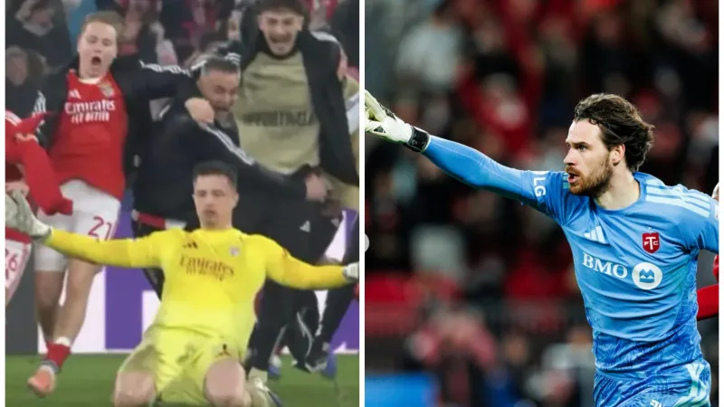 Голкипер 'Торонто' Лука Гавран повторил чудо-гол Анатолия Трубина из матча 'Бенфика' - 'Реал', спасая свою команду в регулярном чемпионате MLS Атырау