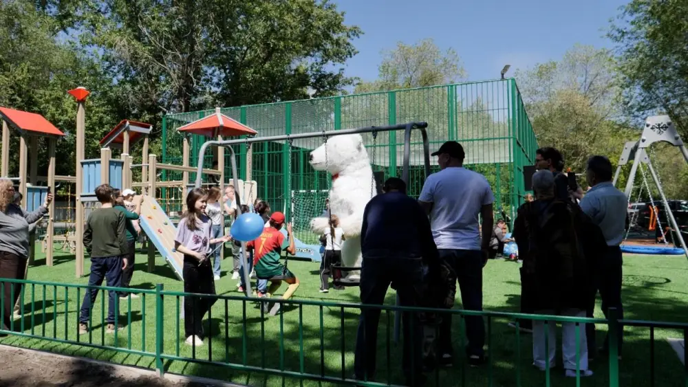 «Бюджет народного участия»: еще один обновленный двор торжественно открыли в Астане (8)