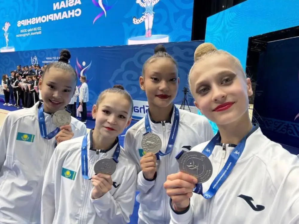 Гимнастки из Астаны завоевали 15 медалей на чемпионате Азии в Бишкеке Атырау