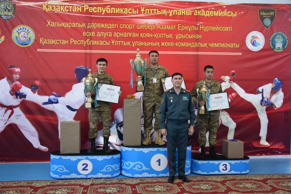 В Петропавловске прошёл чемпионат Национальной гвардии по рукопашному бою (4)