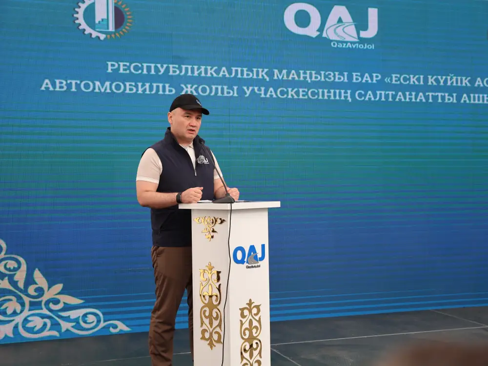 12,3 км дороги реконструировали на старом перевале Куюк в Жамбылской области (7)