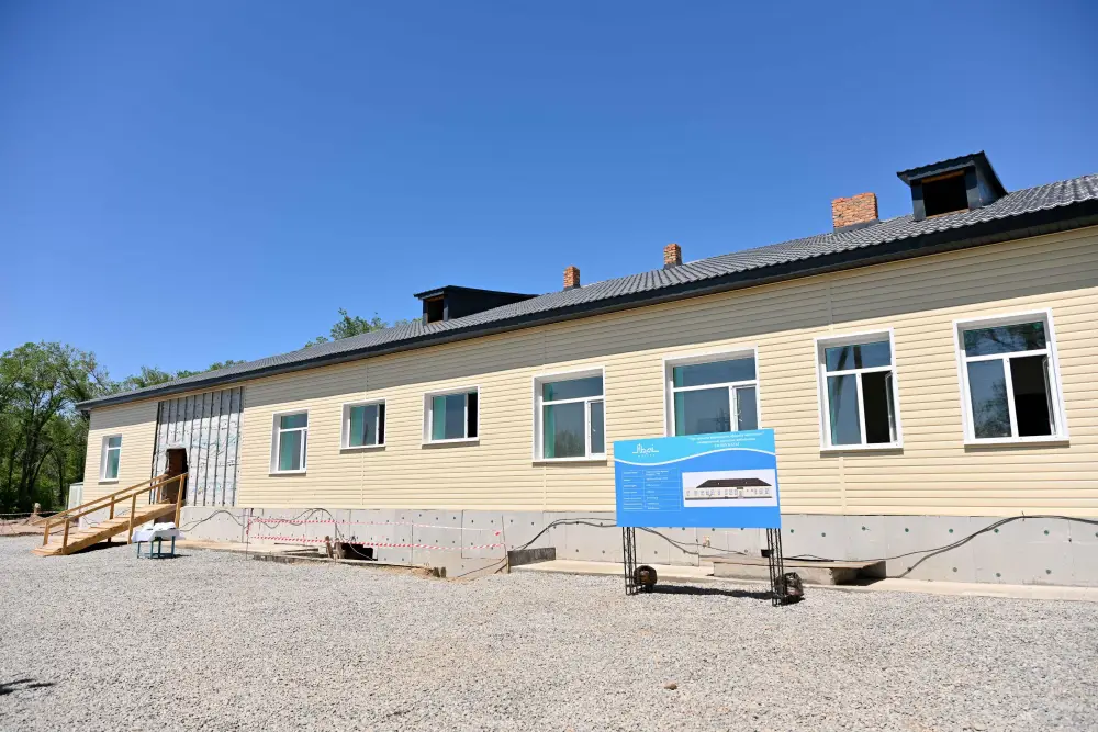 Строительство центра коронарных вмешательств в Урджаре Атырау