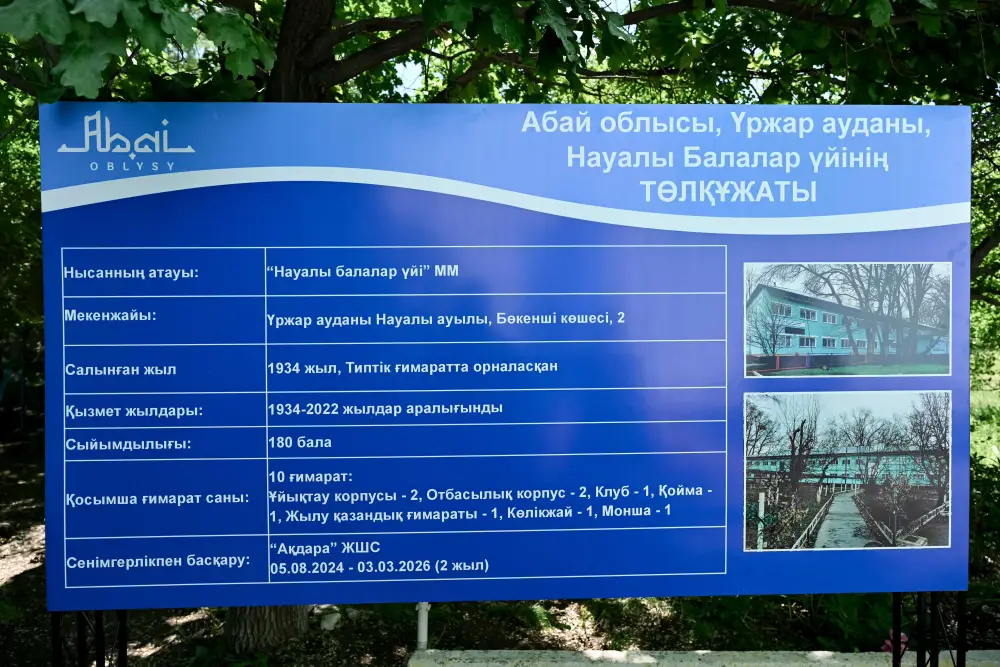 Возрождение заброшенного гнезда: аким области изучает судьбу детского дома в Наулах Атырау