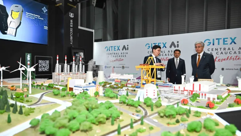 Токаев на GITEX: ИИ, логистика и финтех в Алматы Атырау