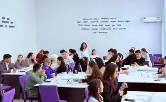 Экологические часы для молодежи в Казахстане