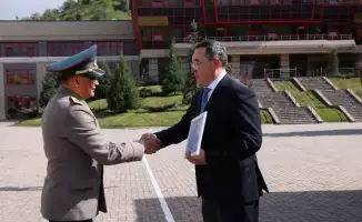 Аким Алматинской области посетил лицей «Арыстан» для демонстрации строевой и боевой подготовки воспитанников