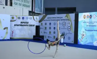 Чемпионат Казахстана по художественной гимнастике в Астане: новые звезды спорта на горизонте