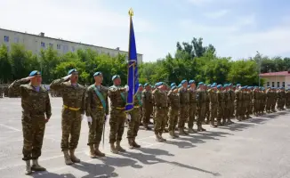 В Алматы стартовал отправка третьего состава казахстанских миротворцев на Голанские высоты