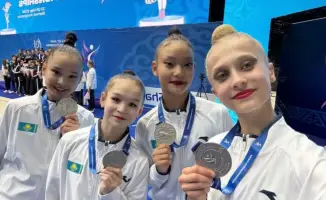 Гимнастки из Астаны завоевали 15 медалей на чемпионате Азии в Бишкеке