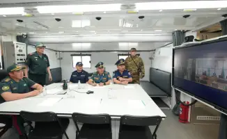 Министр Чингис Аринов участвует в учениях по эвакуации при землетрясении в Таджикистане