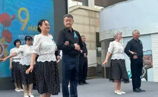 Театрализованный концерт в Астане посвященный 81-й годовщине Победы и Дню защитника Отечества