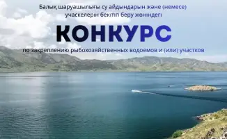 Конкурс на рыбохозяйственный участок в Капшагай