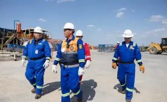 Новая буровая установка на Карачаганаке