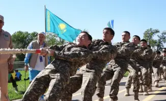 Команда «Абай қырандары» из Семей заняла второе место на международных соревнованиях юных патриотов в Узбекистане
