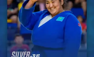 Камила Берликаш завоевала серебро на турнире Qazaqstan Barysy Grand Slam в Астане