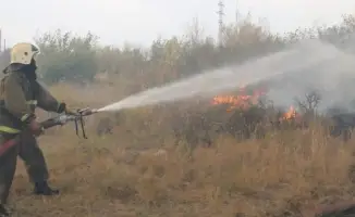 Дроны контролируют пожарную обстановку в Карагандинской области