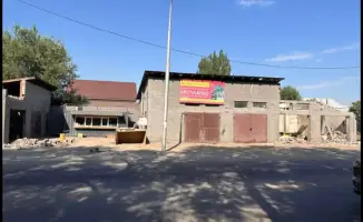 Снос незаконного автосервиса в Алгабасе