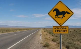 На перекрестке судьбы: водитель стал жертвой неожиданной встречи с лошадью на трассе Атырау – Индер