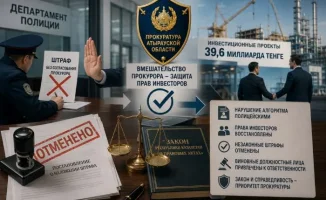 В Атырау полицейские оштрафовали инвесторов на сумму 39 миллиардов тенге, что вызвало общественное возмущение и недовольство среди бизнес-сообщества. Местные предприниматели и эксперты выражают опасения по поводу незаконных действий правоохранительных орг
