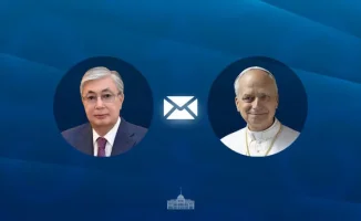Токаев поздравил папу римского Льва XIV с поздравительной телеграммой