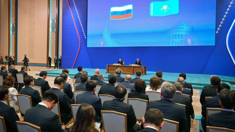 Тандем на высоте: Токаев и Путин сплетают нити сотрудничества в Астане Атырау