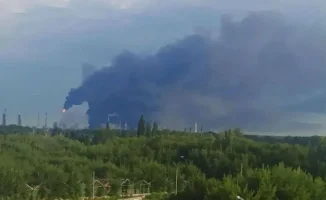 Russia's Major Oil Refinery Halts Processing Following Drone Attack