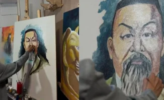 Осуждённый из Атырау посвятил свою картину Абаю, что вызвало общественный резонанс и обсуждение роли искусства в жизни заключённых.