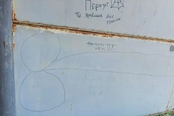 В Атырау протест против власти: ограда резиденции акима украшена фаллосами Атырау